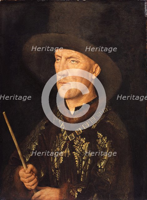 Portrait of Baudouin de Lannoy, ca 1435. Artist: Eyck, Jan van (1390-1441)