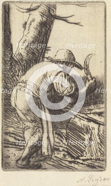 Fagot-cutter (Le coupeur de fagots). Creator: Alphonse Legros.