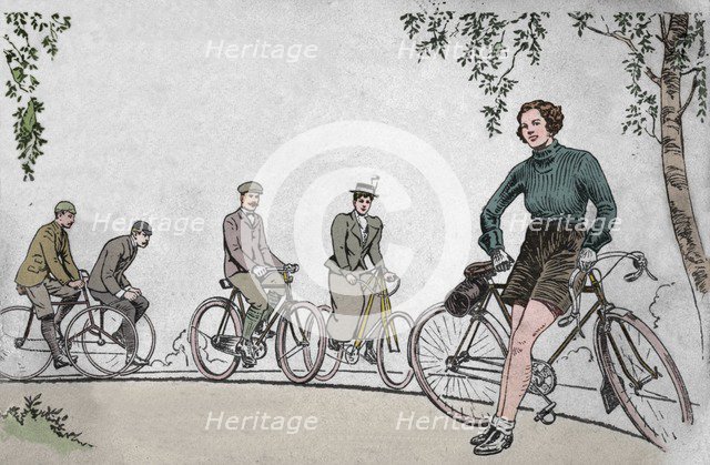 'Cycling 1839-1939 front cover', 1939. Artist: Unknown.