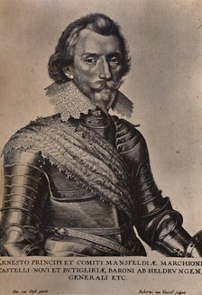 Count Ernst von Mansfeld, German general of the Thirty Years War, 17th century (1894). Artist: Robert van Voerst.