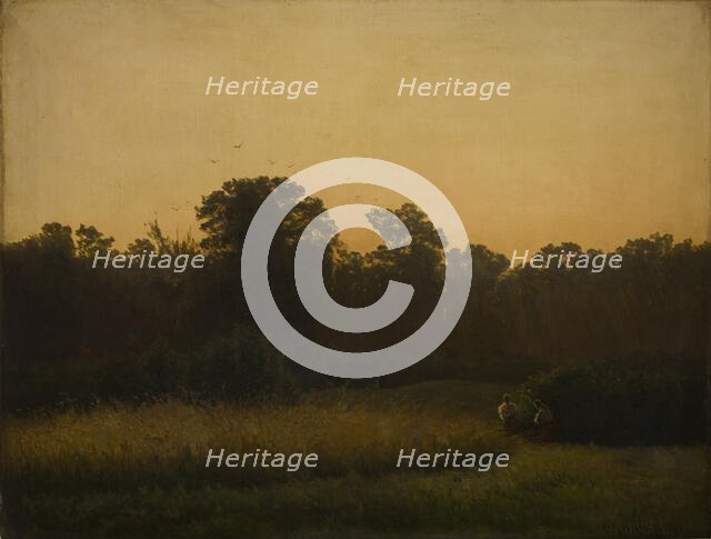 Harvest, 1873. Creator: Nicholas Chevalier.