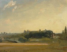 View Towards the Rectory, East Bergholt, 1813. Creator: John Constable.