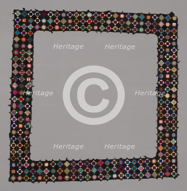 Fragment (From a Bedcover), United States, 1876. Creator: Unknown.