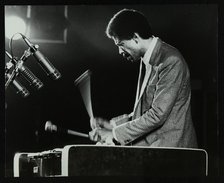 Bobby Hutcherson playing the vibraphone at the Bracknell Jazz Festival, Berkshire, 1983. Artist: Denis Williams