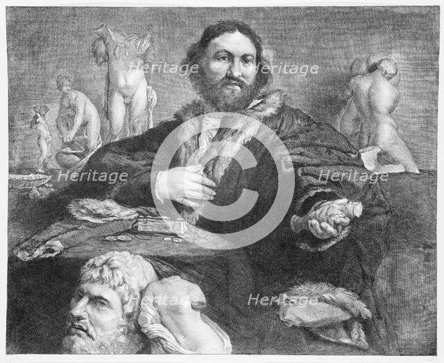 Andrea Odoni, 1640-58. Creator: Cornelis de Visscher.