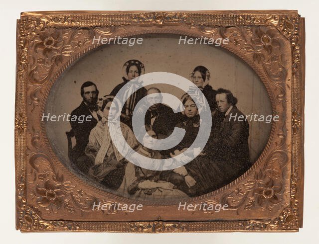 Group Portrait with Jane P. Hoyt, between 1860 and 1870. Creator: Unknown.