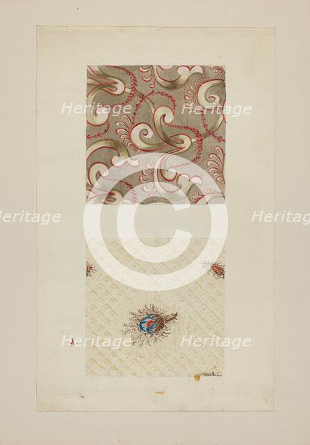 Vest Material, c. 1936. Creator: Robert Stewart.