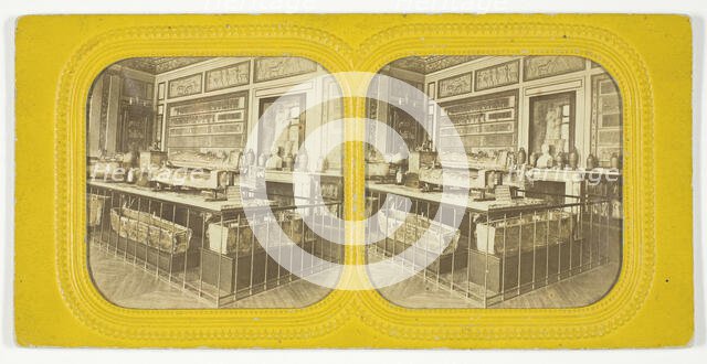 Salle des Sarcophages Egyptiens, Louvre, 1875/99. Creator: Unknown.