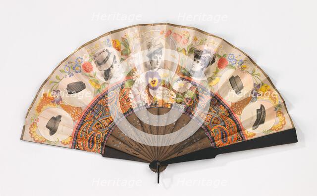 Fan, American, 1880. Creator: Donaldson Brothers.