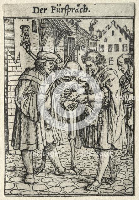 Dance of Death: The Advocate. Creator: Hans Holbein (German, 1497/98-1543).