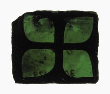 Glass Fragment, European, 13th-15th century. Creator: Unknown.