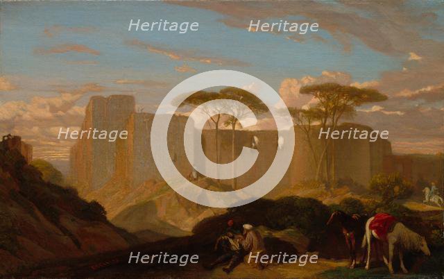 The Good Samaritan, c. 1842. Creator: Alexandre-Gabriel Decamps (French, 1803-1860).