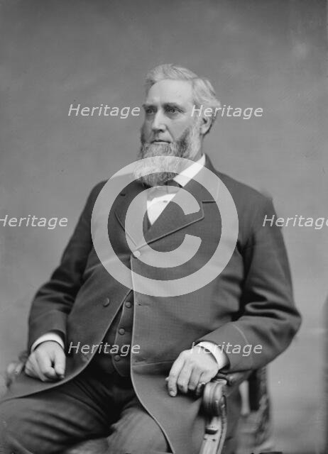 N.G. Ordway, Brady orig., between 1870 and 1880. Creator: Mathew Brady.