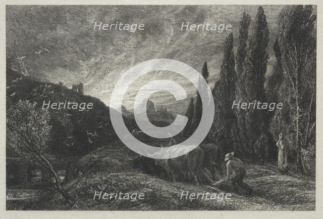 The Early Plowman. Creator: Samuel Palmer (British, 1805-1881).