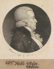 William Hill Wells, 1798-1799. Creator: Charles Balthazar Julien Févret de Saint-Mémin.