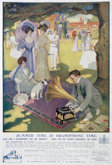 Advert for the Gramophone and Typewriter Co, 1907. Artist: Unknown
