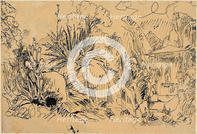 African Village, n.d. Creator: Rodolphe Bresdin.