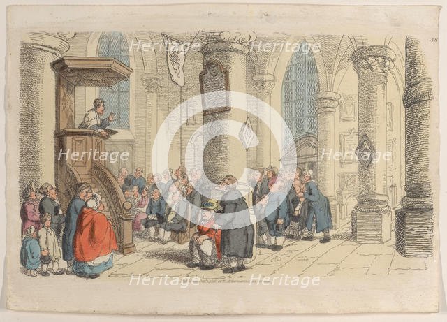 Plate 38, from "World in Miniature", 1816., 1816. Creator: Thomas Rowlandson.