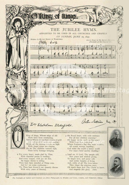 'The Jubilee Hymn. Appointed to be used in all churches and chapels on Sunday, June 20, 1897'. Artist: Unknown.