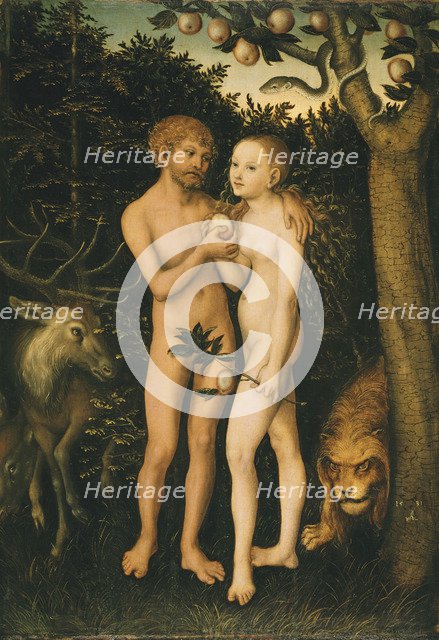 Adam and Eve in Paradise, 1531.