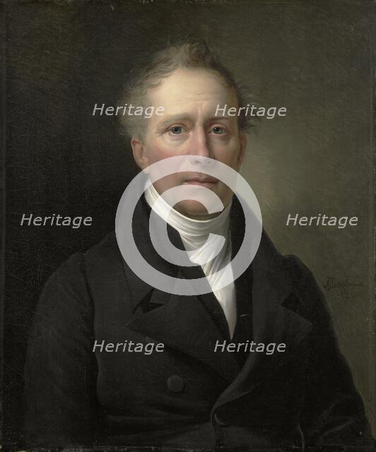 Daniel Francis Schas (1772-1848), Member of the Council for Commerce and the Colonies from 1814 to 1 Creator: Alexandre-Jean Dubois-Drahonet.