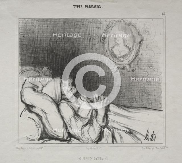 Parisian Types: Memories, 10 May 1840. Creator: Honoré Daumier (French, 1808-1879); Aubert.