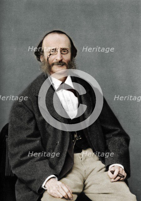 Jacques Offenbach (1819-1880), German-born French composer, cellist and impresario of the romantic Creator: Nadar.
