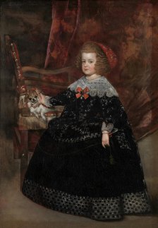 Maria Teresa (1638-1683), Infanta of Spain, ca. 1645. Creator: Juan Battista Martinez del Mazo.