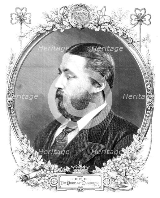 H.R.H. the Duke of Edinburgh, 1874. Creator: Unknown.