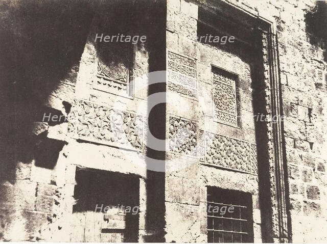 Jérusalem, Ornements arabes, 1854. Creator: Auguste Salzmann.