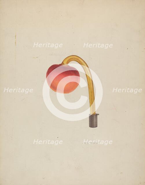 Tieback, c. 1939. Creator: Helen Bronson.