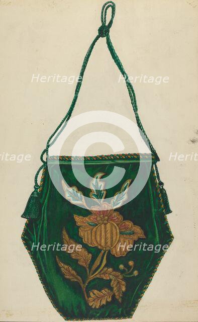 Handbag, 1935/1942. Creator: Florence Earl.