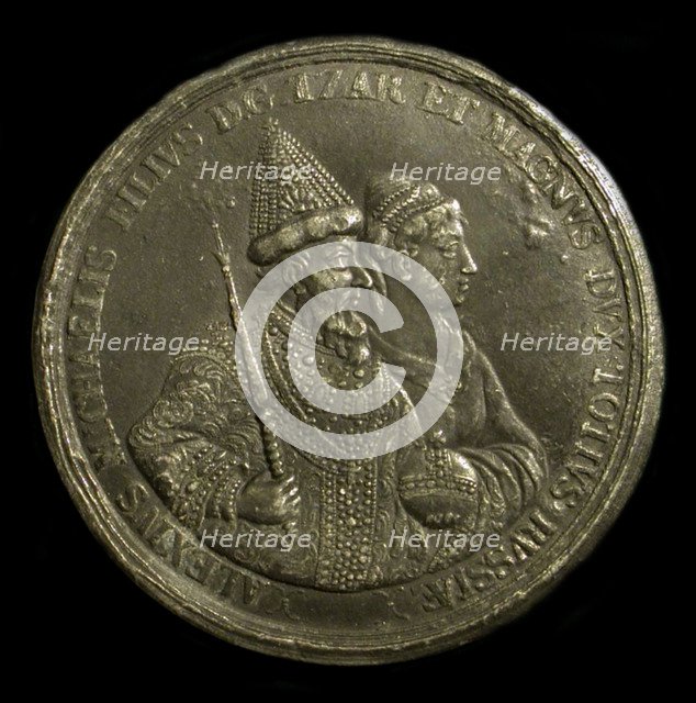 Medal Tsar Alexis I of Russia (to celebrate the birth of Peter the Great), ca 1775. Artist: Anonymous  