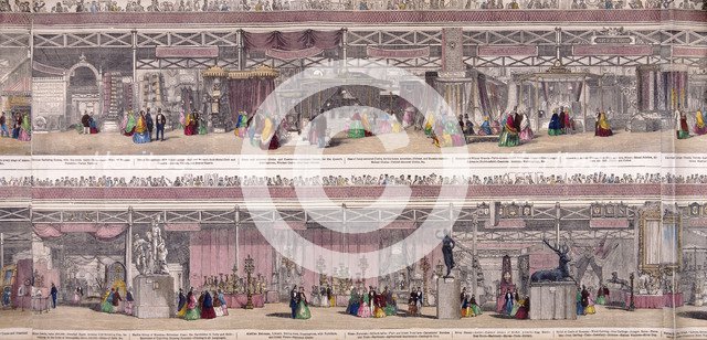 Great Exhibition, Crystal Palace, Hyde Park, London, 1851. Artist: Anon