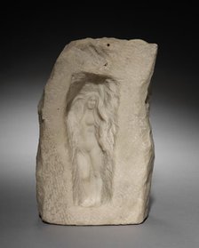 Nude Figure in a Niche, c. 1870 - 1912. Creator: Théodore Rivière (French, 1857-1912).