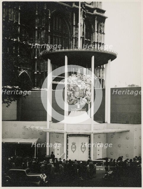 Westminster Abbey, Westminster, Greater London Authority, 1953. Creator: JR Uppington.
