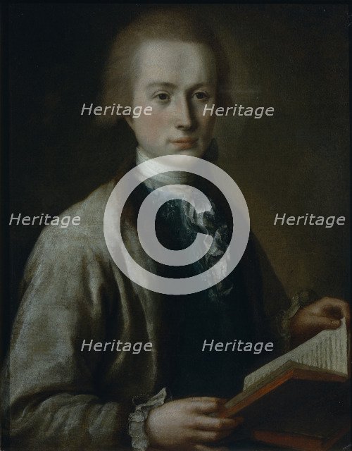 Portrait of Alexei Grigoryevich Spiridov (1753-1828), 1772. Artist: Shibanov, Mikhail (?-after 1789)