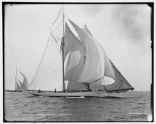 Mayflower, Goelet Cup Race, 1891 Aug 7. Creator: Unknown.