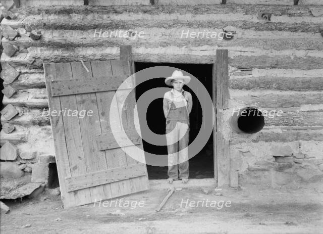 Ten year old son of tobacco sharecropper..., Granville County, North Carolina, 1939. Creator: Dorothea Lange.