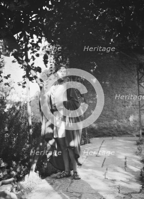 Kanellos, Vanellos, in dance costume, 1929 Creator: Arnold Genthe.