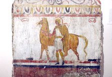 Horseman, Lucan tomb painting, Paestum, c4th century BC. Artist: Unknown.