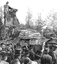 'The Unveiling of the Waterloo Monument in the Evere Cemetery, Brussels, 1890 Creator: Unknown.