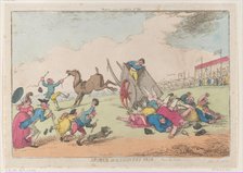 Sports of a Country Fair, Part the First, October 5, 1810., October 5, 1810. Creator: Thomas Rowlandson.