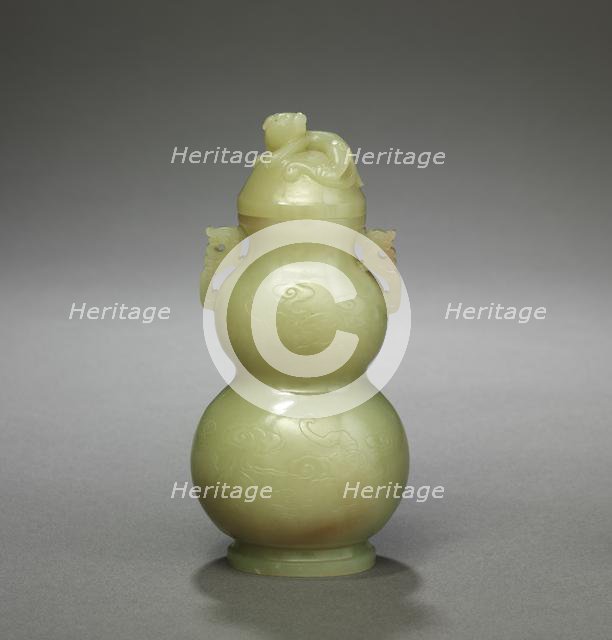 Gourd-Shaped Vase, late 1700s. Creator: Unknown.