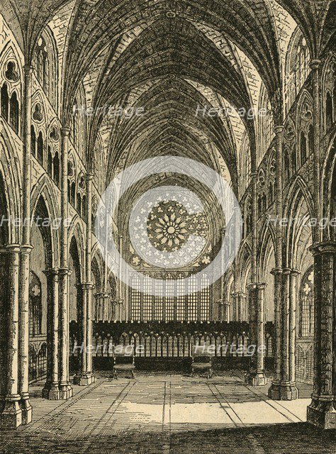 'Old St. Paul's. - The Interior, Looking East', (1897). Creator: Unknown.