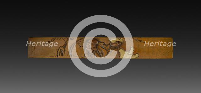 Knife Handle (Kozuka), c 1800s. Creator: Unknown.