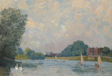 The Thames At Hampton Court, 1874. Creator: Alfred Sisley.