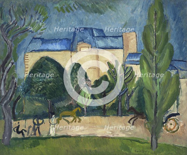 L'Avenue du Bois, 1909. Creator: Dufy, Raoul (1877-1953).