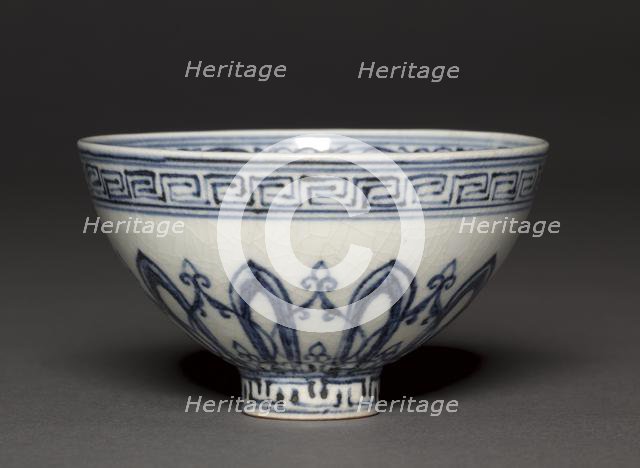 Lotus-Seed Bowl with Petals and Arabesques, 1403-1424. Creator: Unknown.