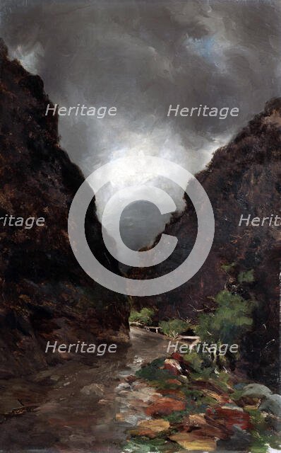 Otira Gorge,  c1893. Creator: Petrus van der Velden.